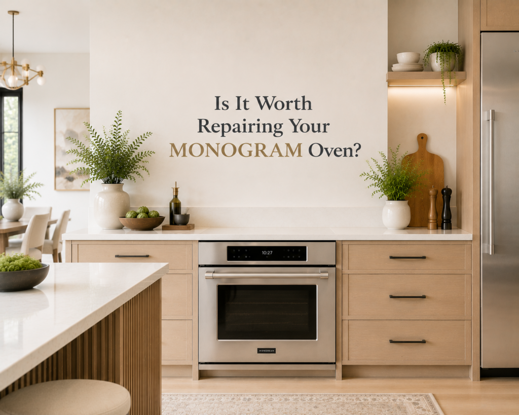 is it worth repairing monogram oven