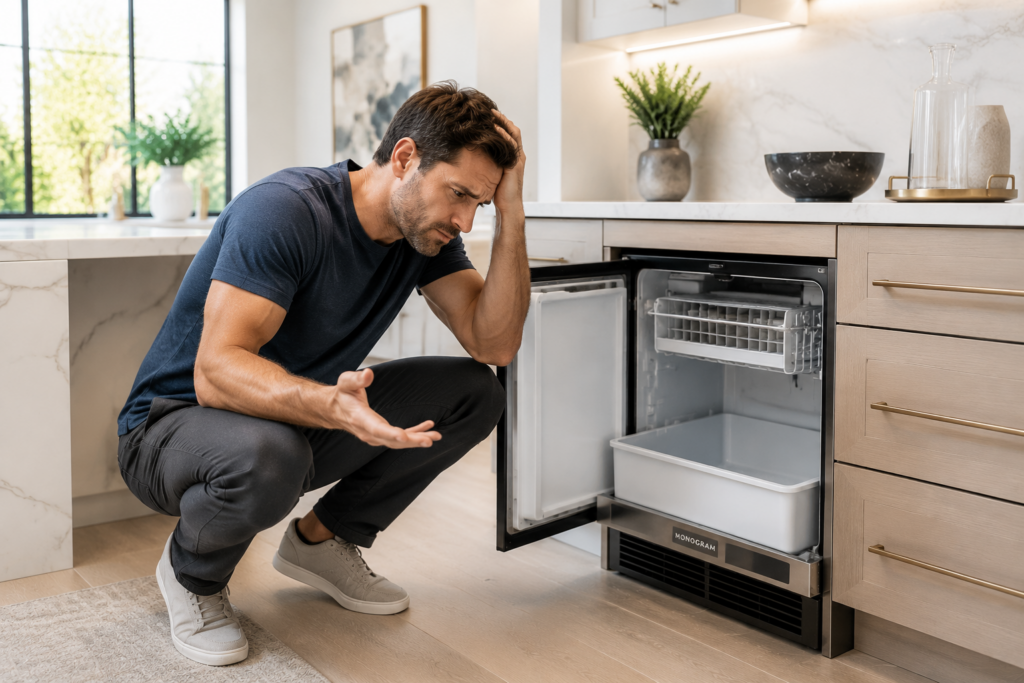 monogram ice maker issues