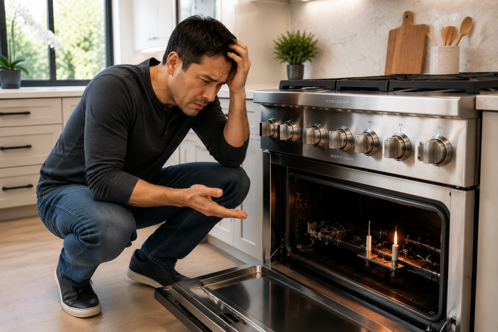monogram oven not igniting