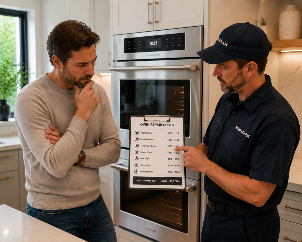 monogram oven repair cost