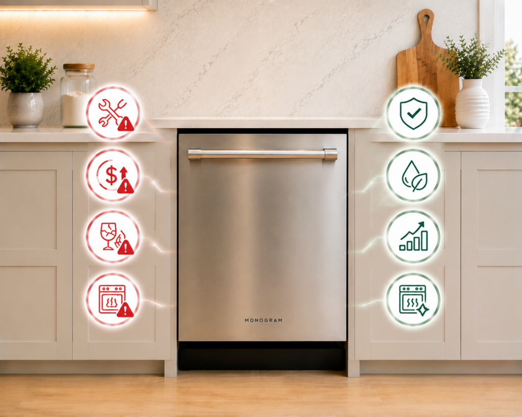 when to replace monogram dishwasher
